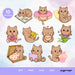 Kawaii Cats Clipart SVG Bundle - Svg Ocean
