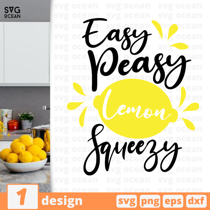 Easy Peasy Lemon Squeezy SVG vector bundle - Svg Ocean