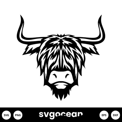 Highland Cow Svg - Svg Ocean