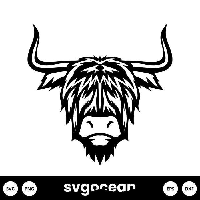 Highland Cow Svg - Svg Ocean