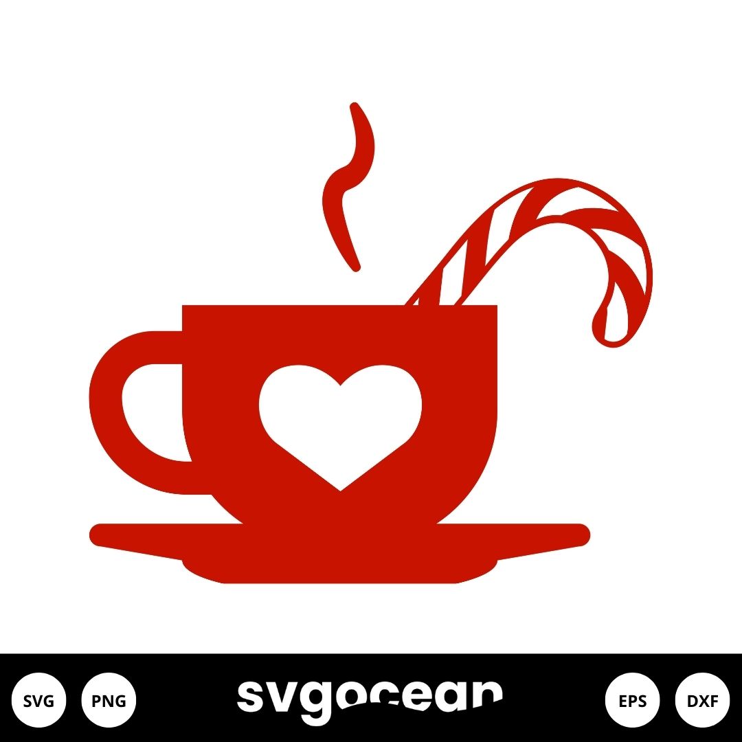 Hot Cocoa Mug Svg vector for instant download - Svg Ocean — svgocean