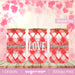 Valentine Glitter Buffalo Glass Can Wrap Sublimation - svgocean