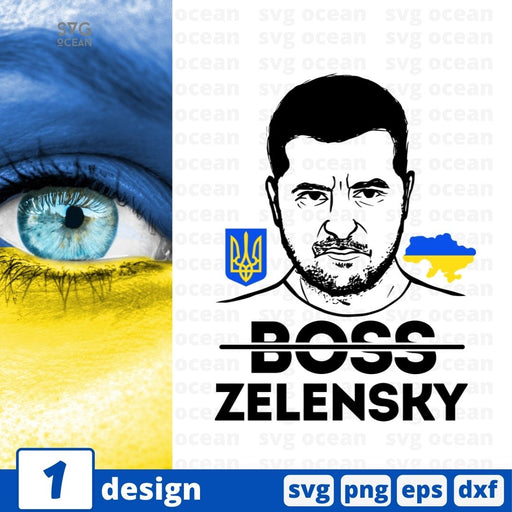 Boss Zelensky SVG Cut File - Svg Ocean