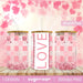 Valentines Day Love Buffalo Glass Can Wrap Sublimation - svgocean