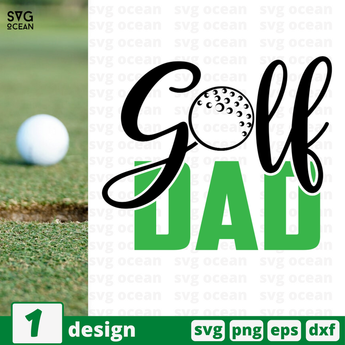 Golf dad SVG vector bundle - Svg Ocean