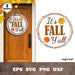 Fall Door Hanger - Svg Ocean