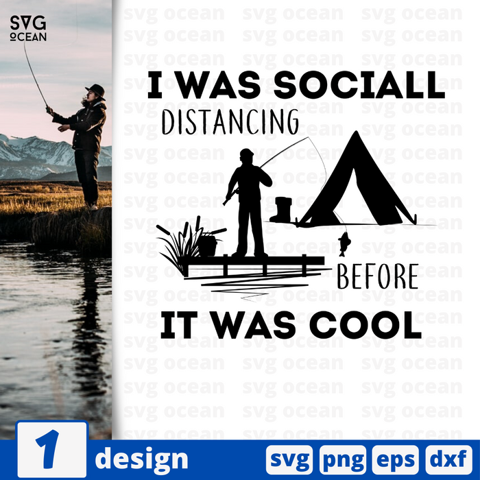 I was social distancing before it was cool SVG vector bundle - Svg Ocean