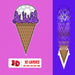 3D Ice Cream SVG Cut File - Svg Ocean