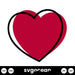 Red Heart SVG - Svg Ocean