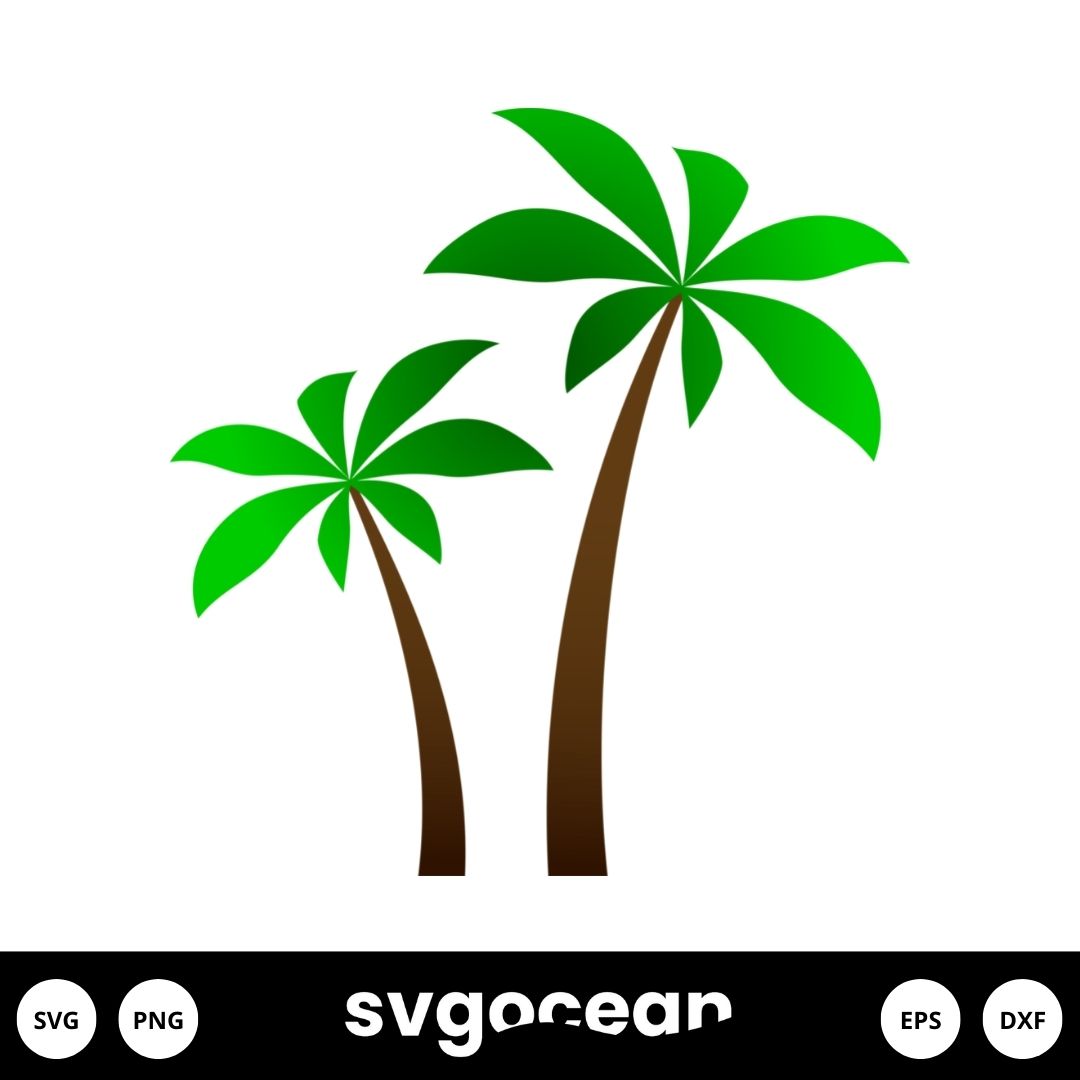 Free Palm Tree Svg vector for instant download - Svg Ocean — svgocean