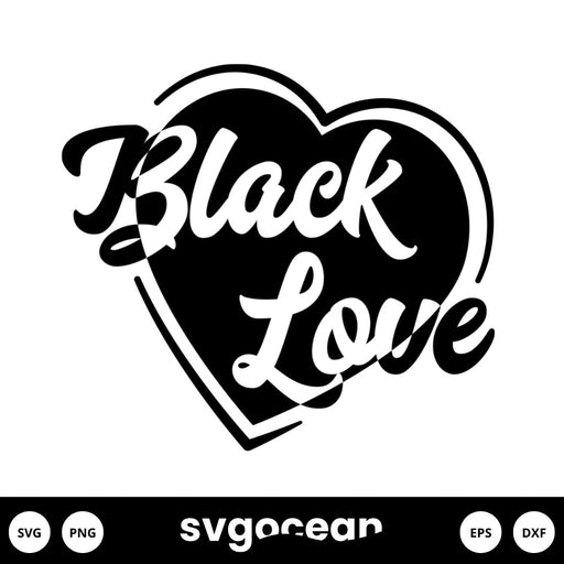 Black Love Svg - Svg Ocean