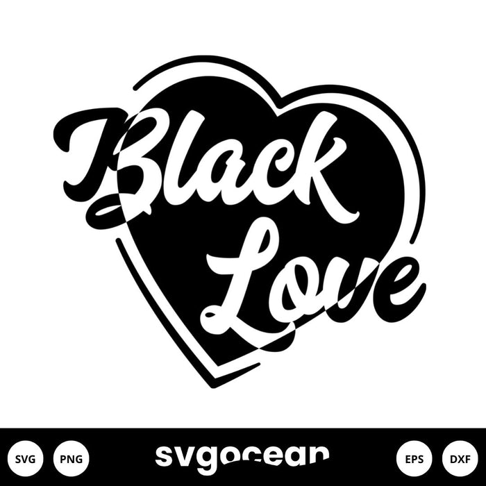 Black Love Svg - Svg Ocean