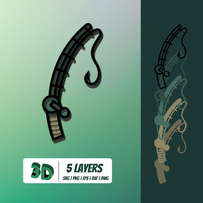 3D Fishing Rod SVG vector for instant download - Svg Ocean svgocean 3D Fishing Rod SVG vector for instant download - Svg Ocean svgocean