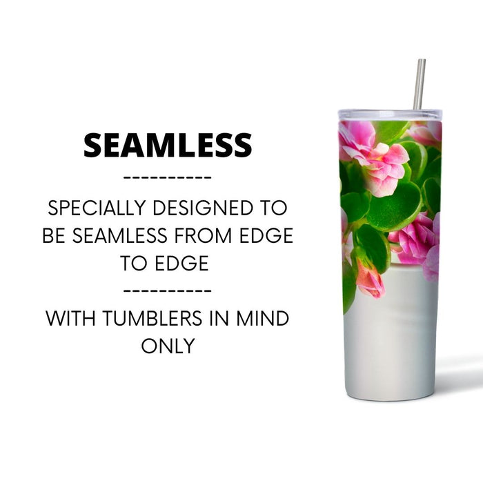 Flower Pot Tumbler Sublimation