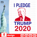 I pledge Trump 2020 SVG vector bundle - Svg Ocean