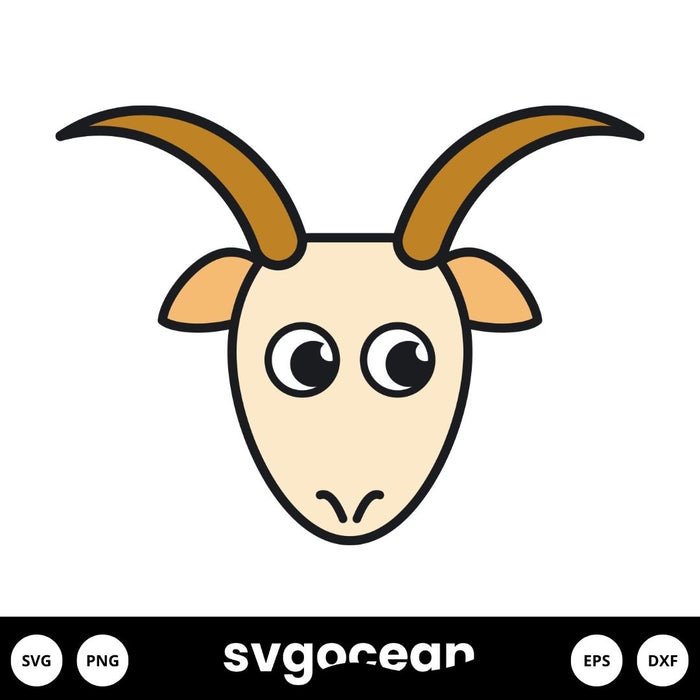 Goat Head Svg - Svg Ocean