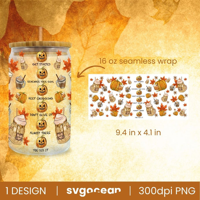 Autumn Glass Can PNG - Svg Ocean