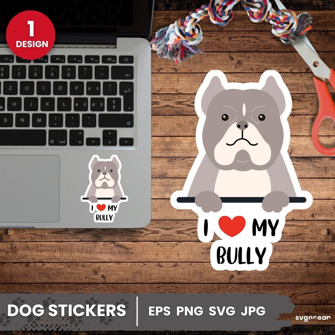 Bully Sticker SVG vector for instant download - Svg Ocean — svgocean