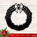 Christmas Wreath Printable - Svg Ocean
