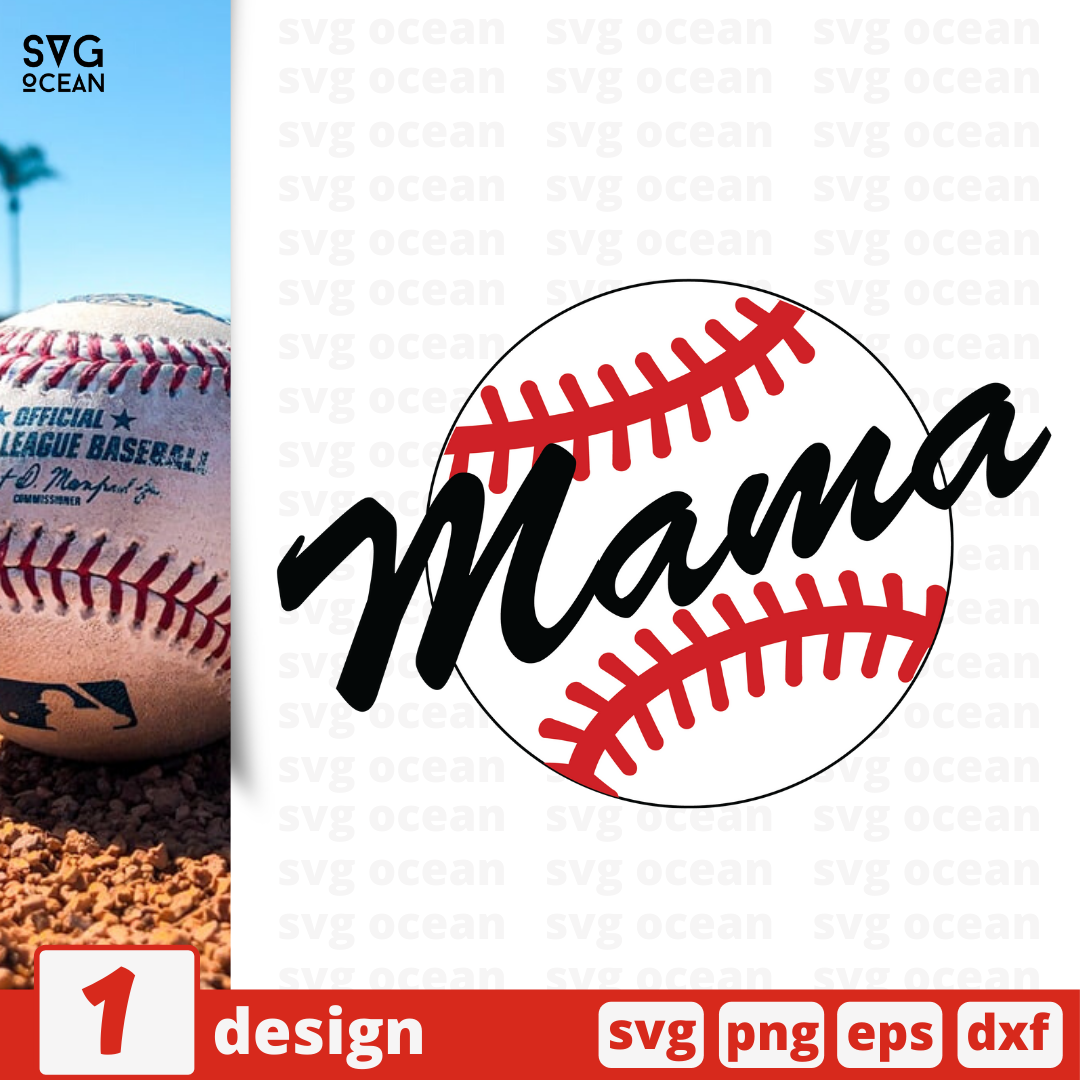 Baseball SVG, Baseball Mama, Baseball Mom SVG