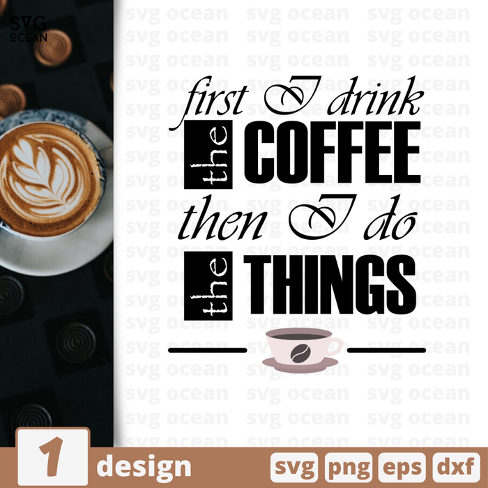Coffee things SVG vector bundle - Svg Ocean