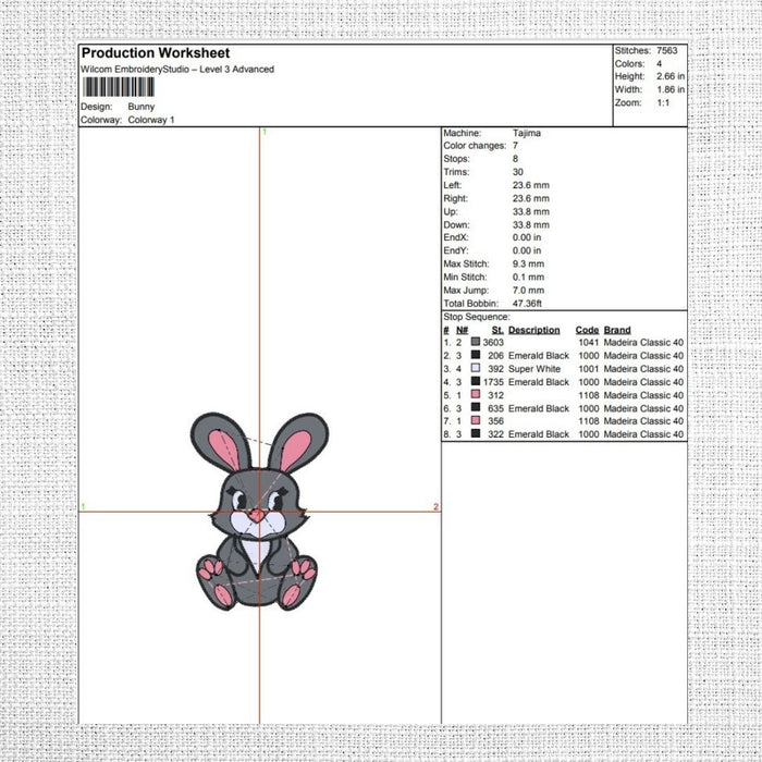 Bunny Embroidery Designs - Svg Ocean