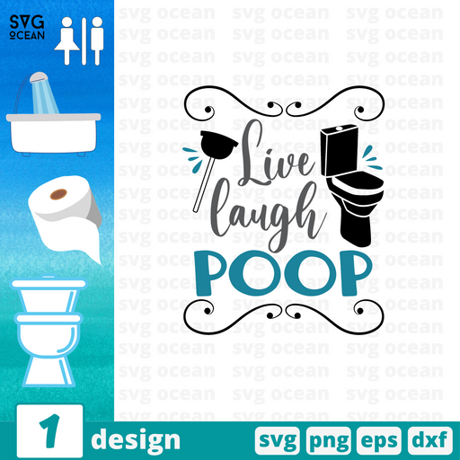 Live laugh poop