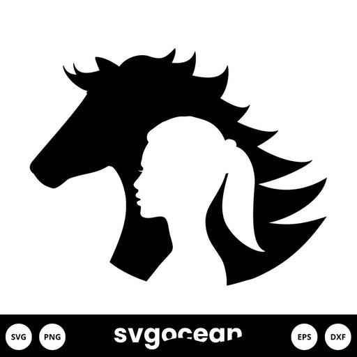 Girly Horse Svg - Svg Ocean