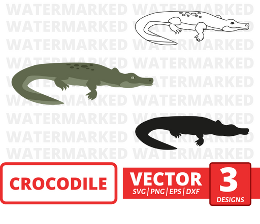 Crocodile svg