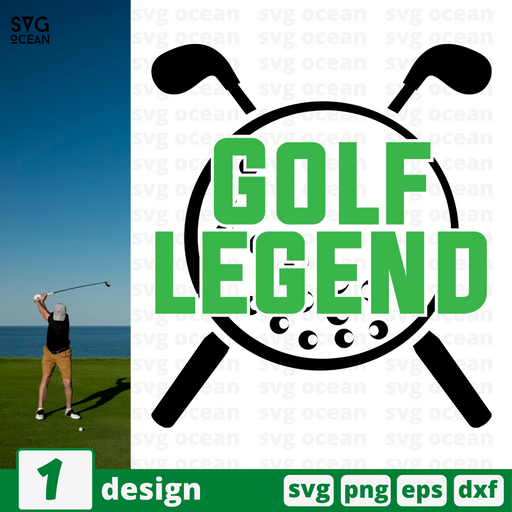 Golf  legend SVG vector bundle - Svg Ocean