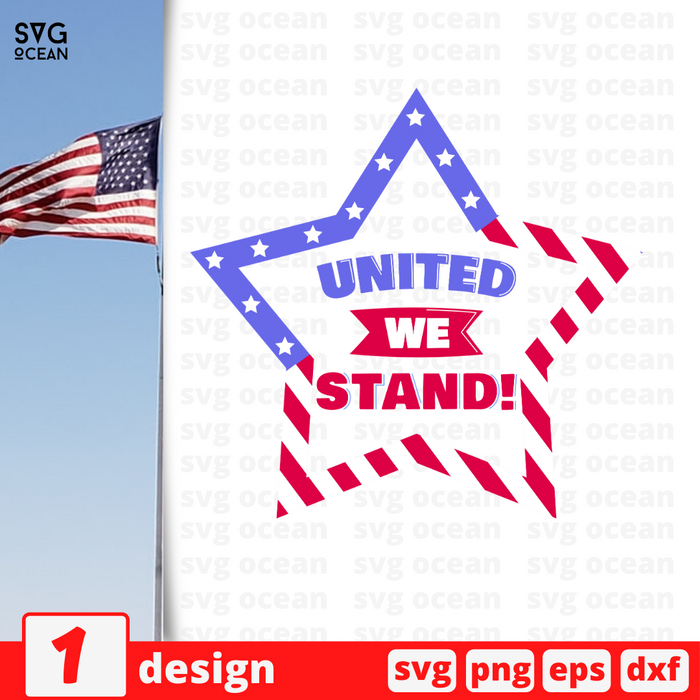 United we stand SVG vector bundle - Svg Ocean