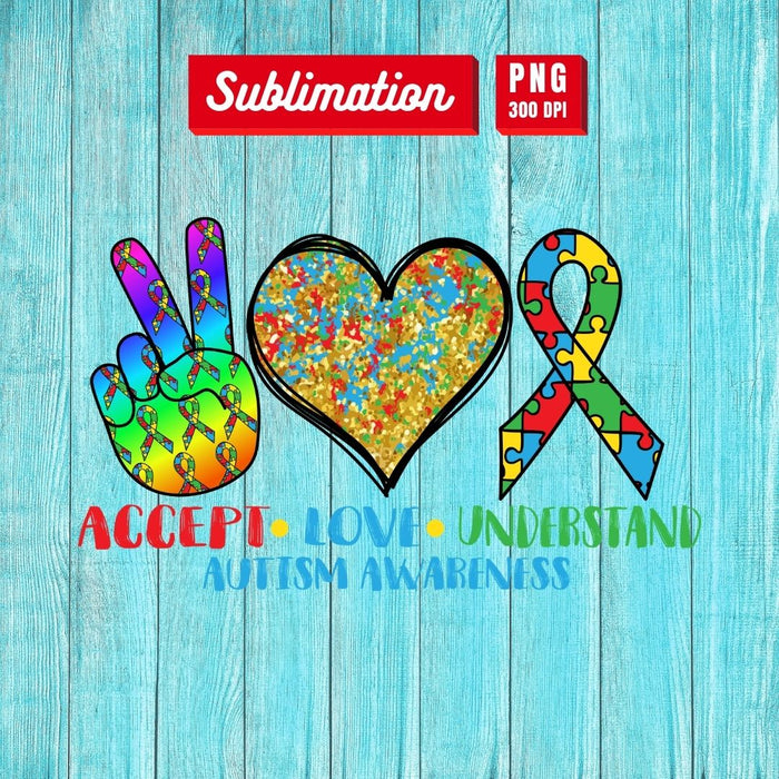 Accept Love Understand Autism Awareness