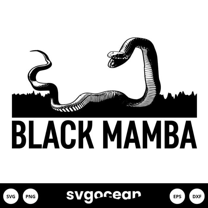 Black Mamba Svg - Svg Ocean