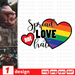 Spread love not hate SVG vector bundle - Svg Ocean files for cricut