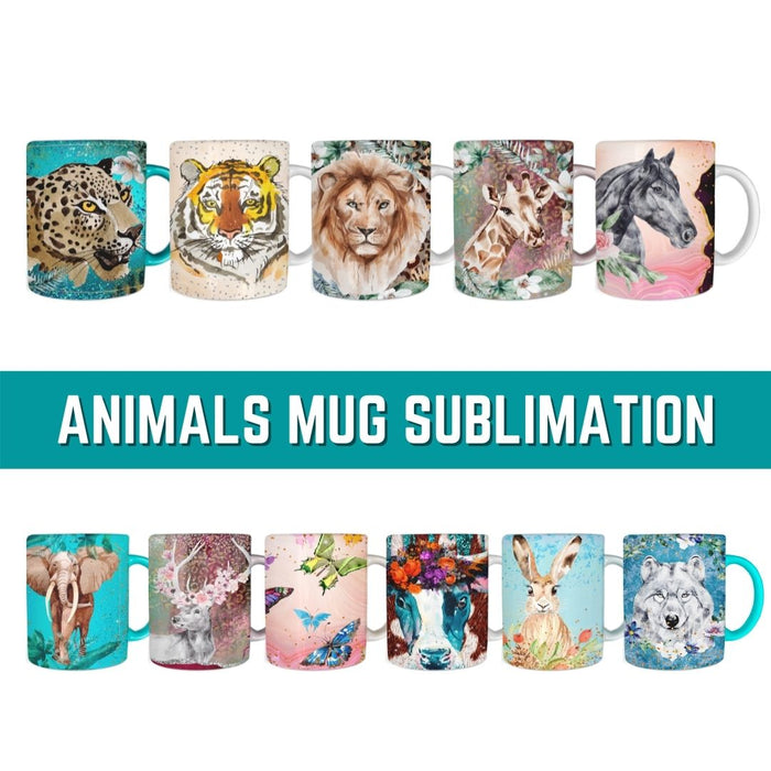 Animals Mug Sublimation - Svg Ocean