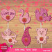 3D Valentines Candy Holders SVG Bundle - svgocean