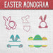 Easter Monogram Embroidery Designs - Svg Ocean