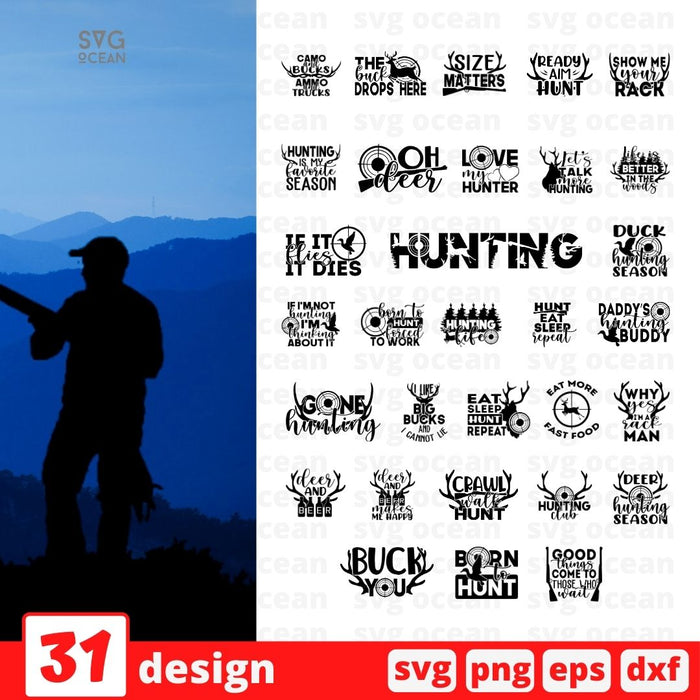 Hunting SVG Bundle - Svg Ocean