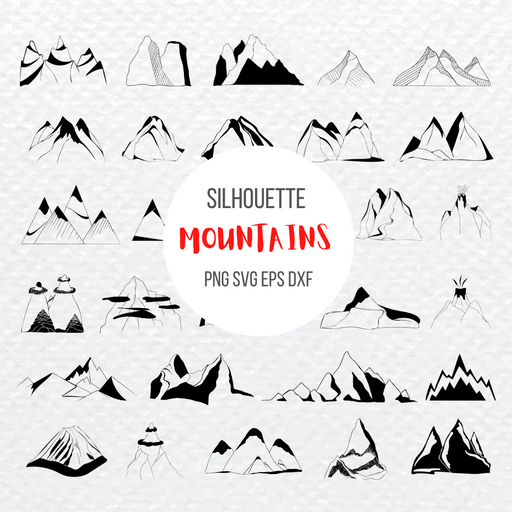 Mountains Silhouette Bundle