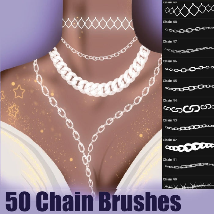 Procreate Chain Brushes - Svg Ocean
