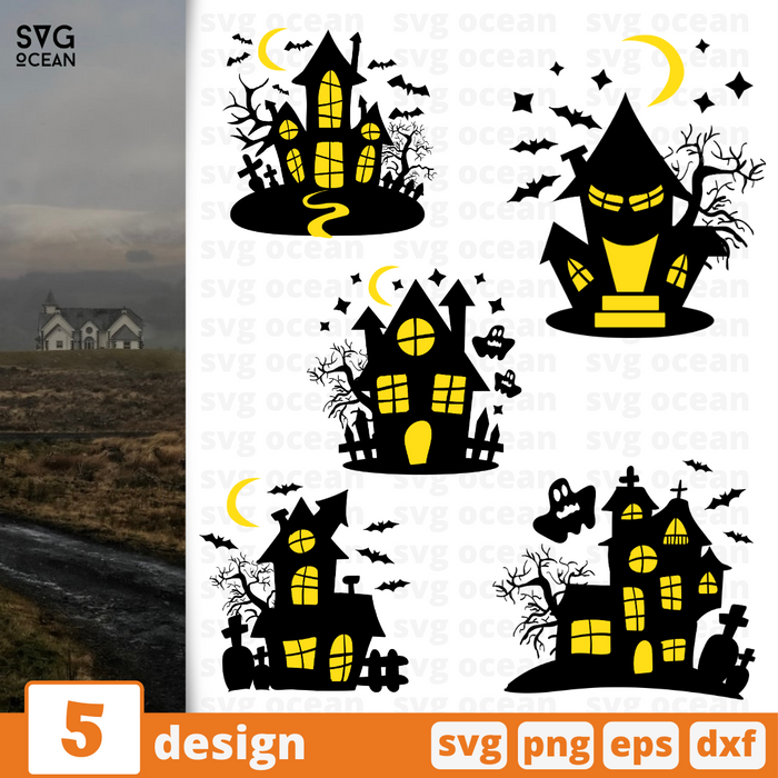Haunted house SVG bundle - Svg Ocean