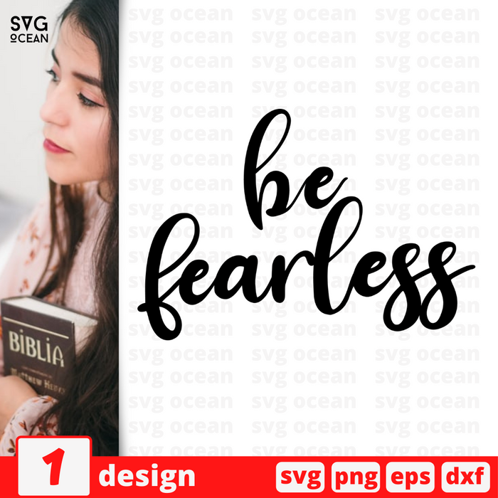 Be fearless SVG vector bundle - Svg Ocean