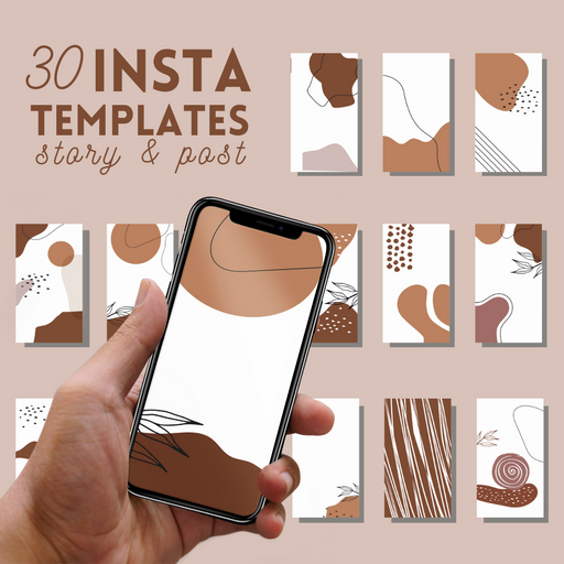 Brown  Instagram story templates - Svg Ocean