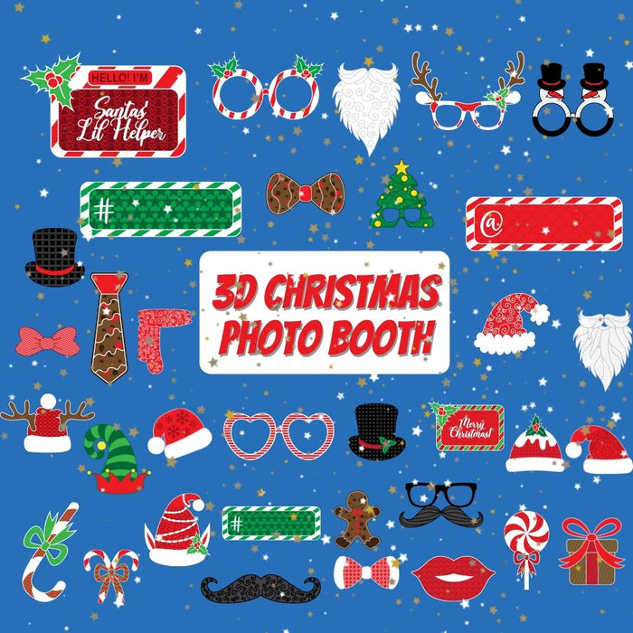3D Christmas Photo SVG Bundle - Svg Ocean