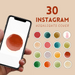 Autumn colors Instagram highlight covers - Svg Ocean