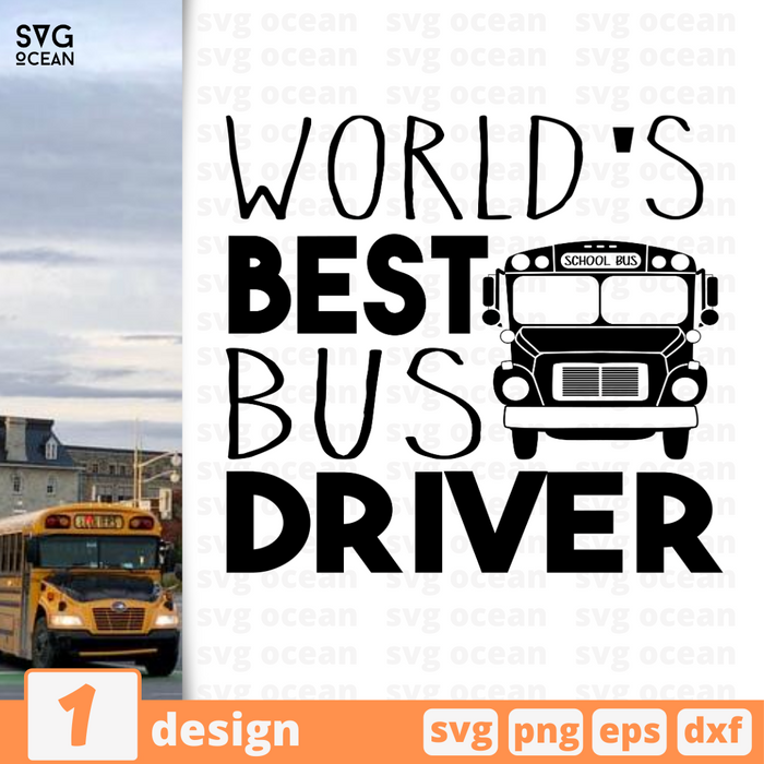 World's best Bus driver SVG vector bundle - Svg Ocean