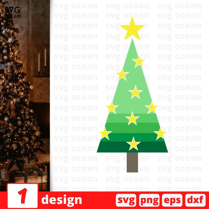 Christmas tree SVG Cut file - Svg Ocean