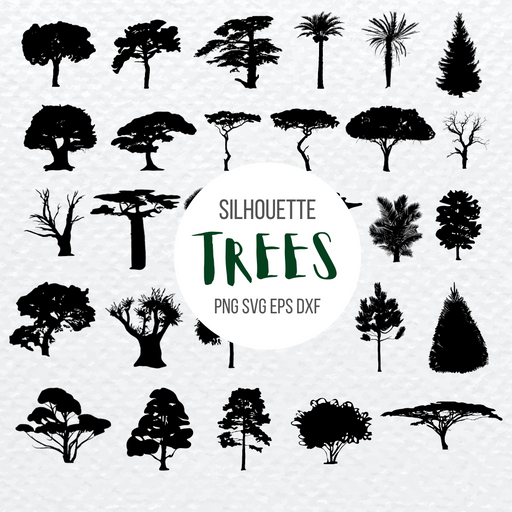 Trees Silhouette Bundle