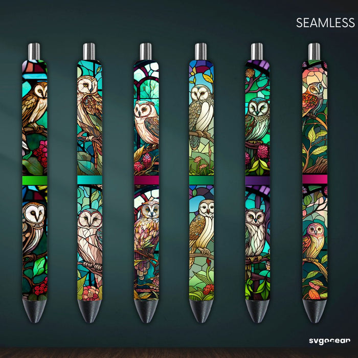 Owl Pen Wraps Sublimation Bundle - svgocean