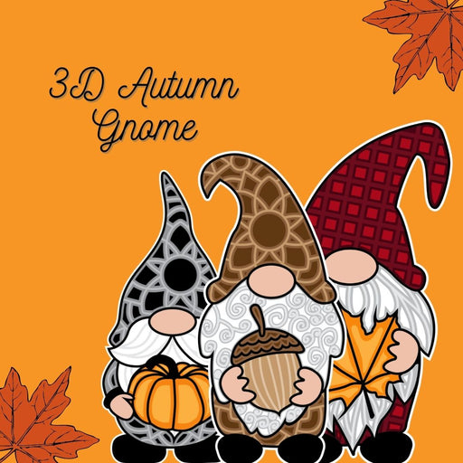 3D Autumn Gnomes SVG Bundle - Svg Ocean